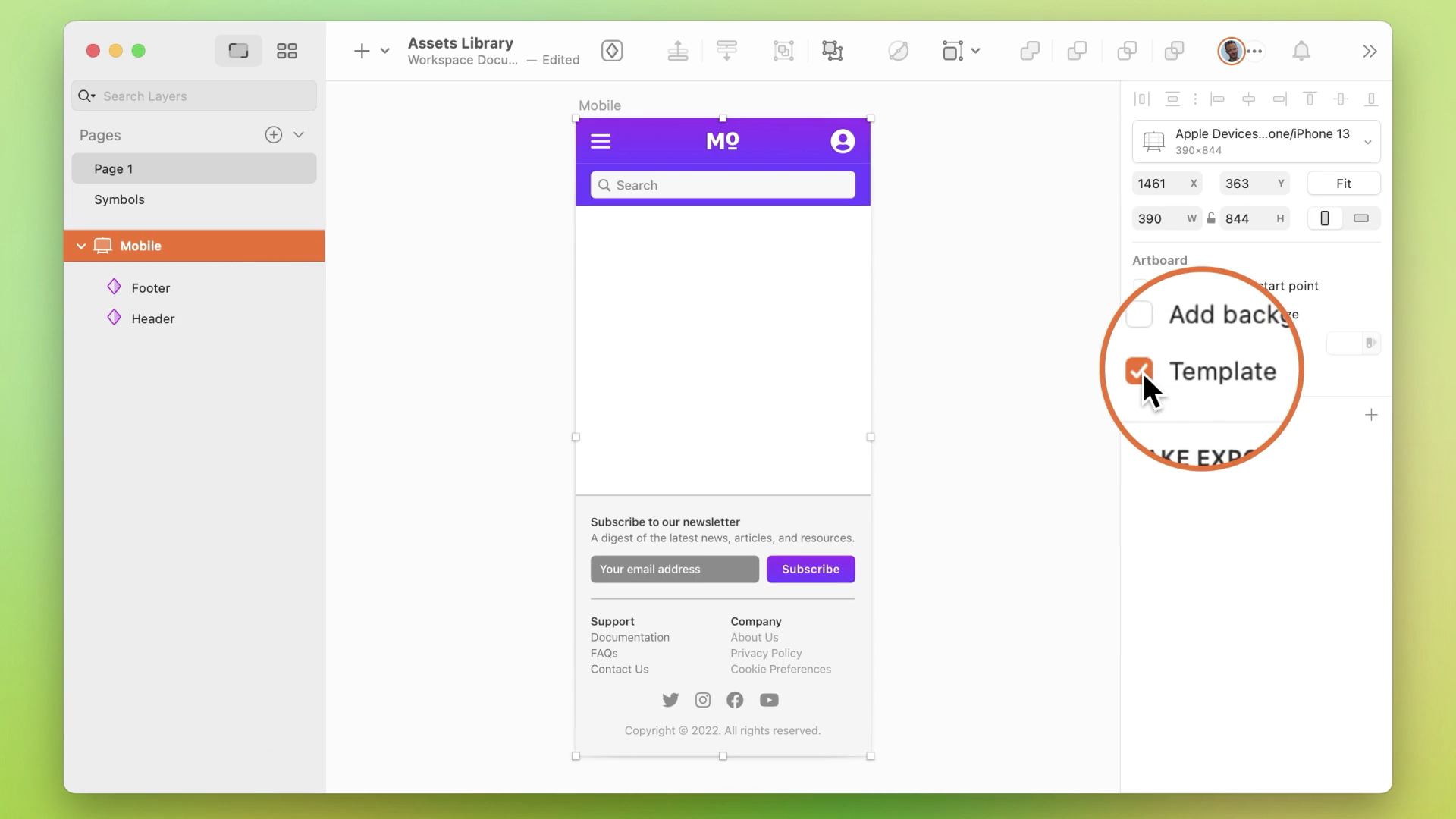 Sketch App How to Share Artboards with Your Team  SitePoint