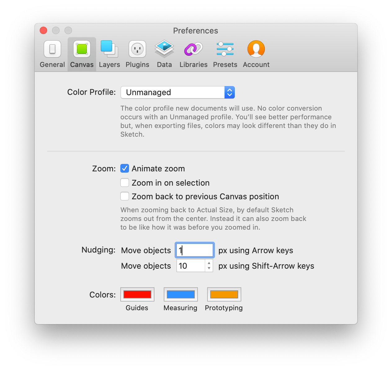 Color Management Sketch Cloud updates and Symbol Scaling in Sketch 48   Sketch